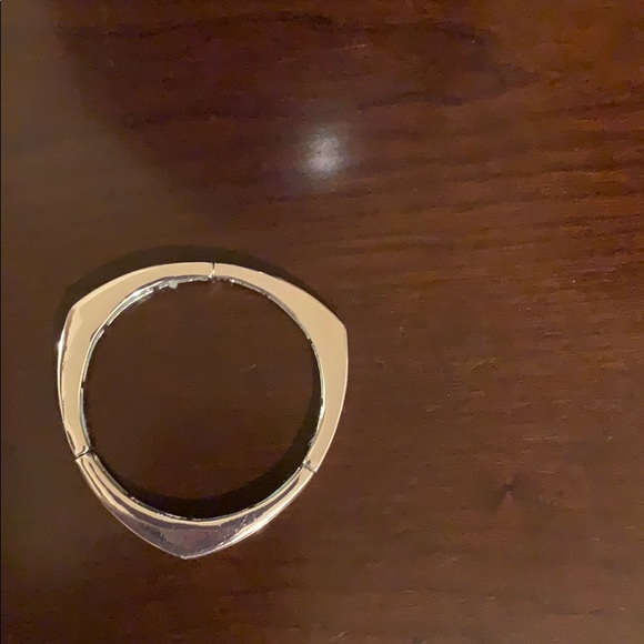 K.C. Silver tone custom stretchy bracelet - Picture 4 of 7